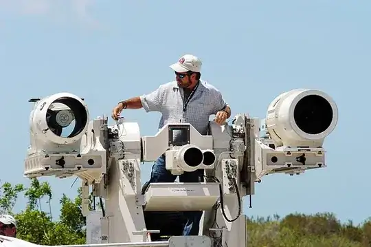 NASA's long-range-ascent tracking camera