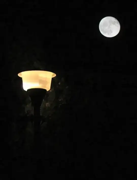 Crazy moon shot