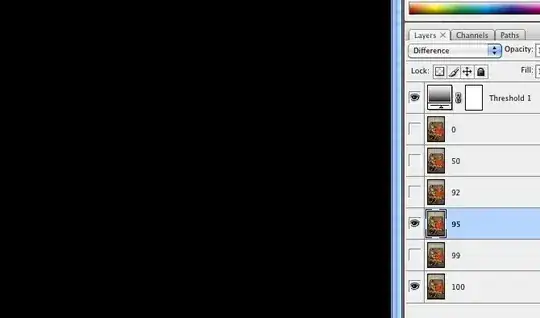 comparing jpeg 95 and 100 from LR with Photoshop layers