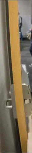 Curved door