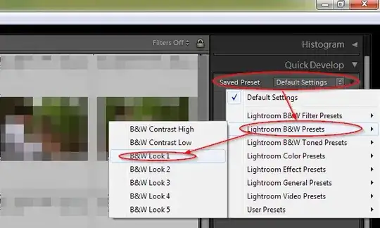 LR apply Preset