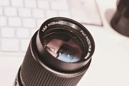 front ring of lens