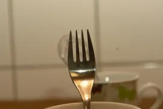 sharp fork before blurred whisker