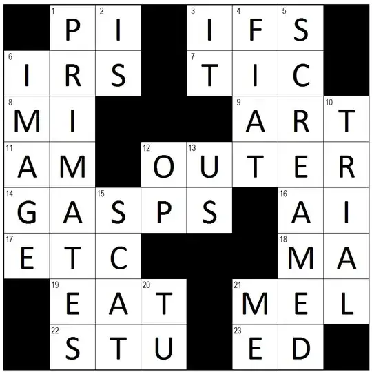 Finished Crossword