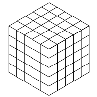 completely filled cube