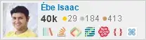 profile for Ébe Isaac on Stack Exchange, a network of free, community-driven Q&A sites