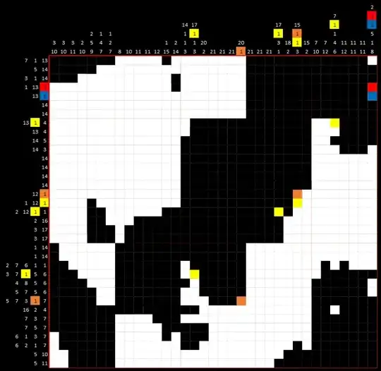 completed nonogram