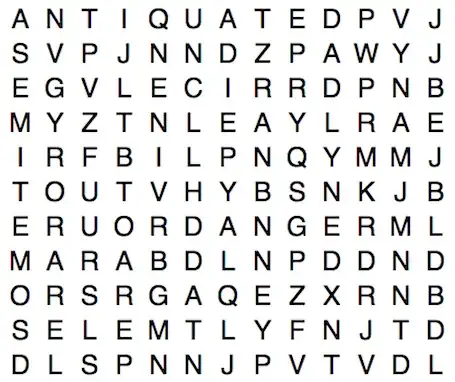 WordSearchNoClues