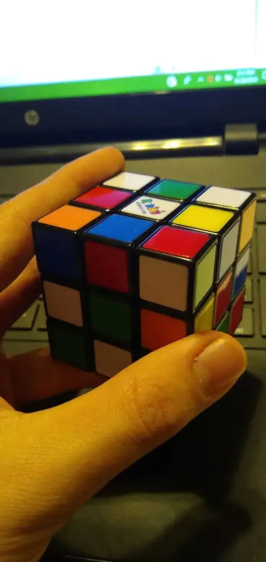 scrambled cube