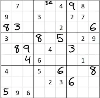 numbers from notes