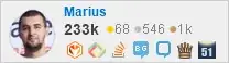 profile for Marius on Stack Exchange, a network of free, community-driven Q&A sites