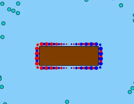 Alternating vorton flows