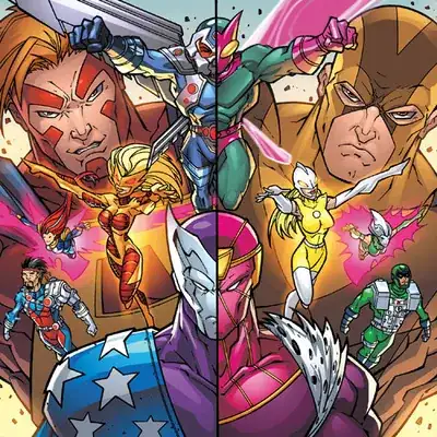 Thunderbolts costume comparisions, heroic vs villainous costumes