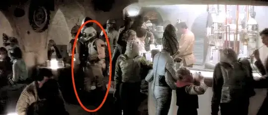 scene containing the astronaut