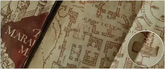 Marauders' Map--film version