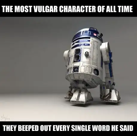 Why R2D2 cannot speak