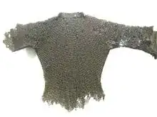 half-sleeved chainmail shirt