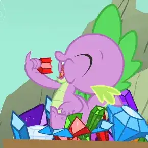 Spike eating gemstones