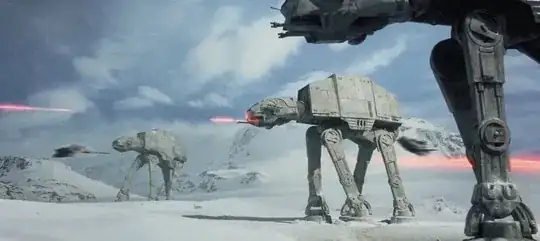 AT-ATs on Hoth