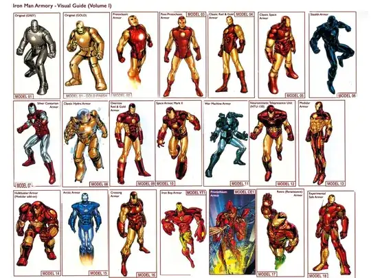 Iron Man Armors that did NOT use any JARVIS-like control software.