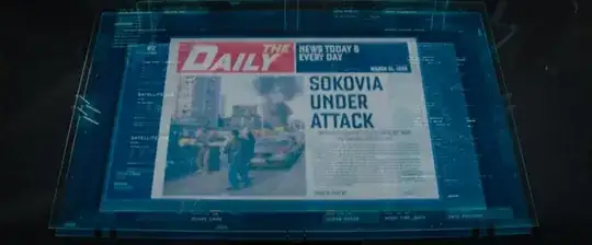 The Daily newspaper with the headline "Sokovia Under Attack" dated "March 31, 1999"