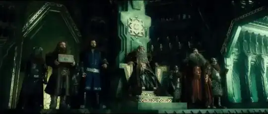 Thror on his throne