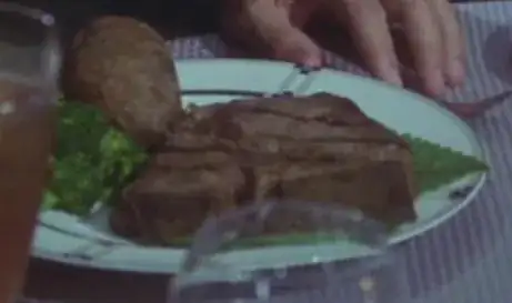 Steak with baked potato