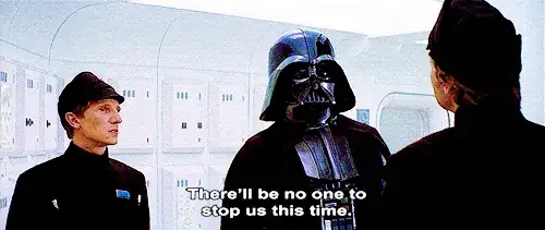 “There’ll be no one to stop us this time.”