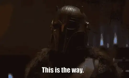 “This is the way.”