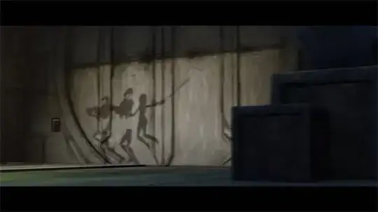 Ahsoka cuts down some droids