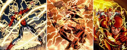 Flash of Earth 2 - Jay Garrick, Kid Flash - Bart Allen, The Flash - Barry Allen