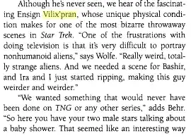 Quotes about Vilix'pran, Part 1