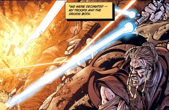 Crossguard saber
