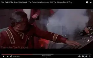 screen shot from Star Trek III The Search For Spock - The Enterprise's Encounter With The Klingon Bird Of Prey