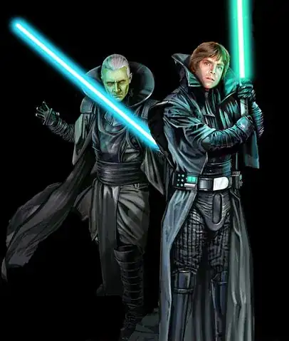 Luke Skywalker fallen to the Dark Side
