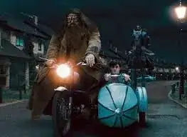 flying bike lights on