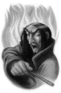Snape with facial hair