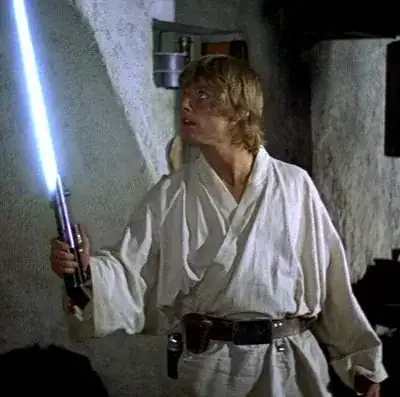 Luke's lightsaber, A New Hope