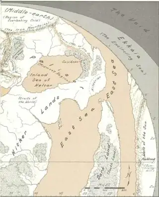 Map of the East
