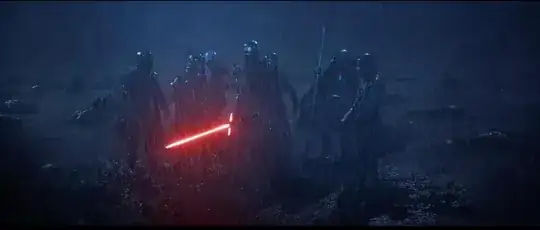 Also in this image we see, Kylo with (?) Knights of Ren.! Are they part of the Force, or they just Fighters who take orders from Snoke?
