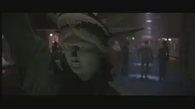 Mystique disguised as Statue of Liberty bust