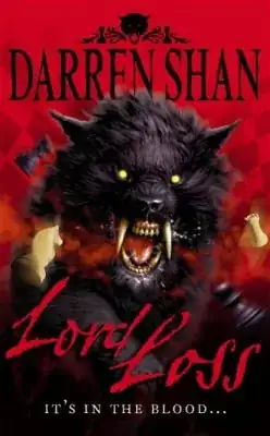black werewolf on red background. Reads "it's in the blood"