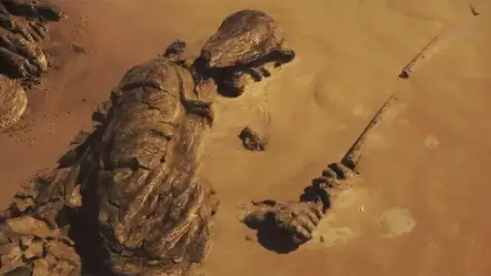 Statue in Sand