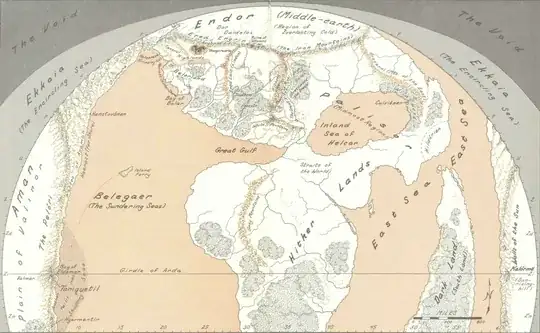 Map of Arda after the Second Great Battle