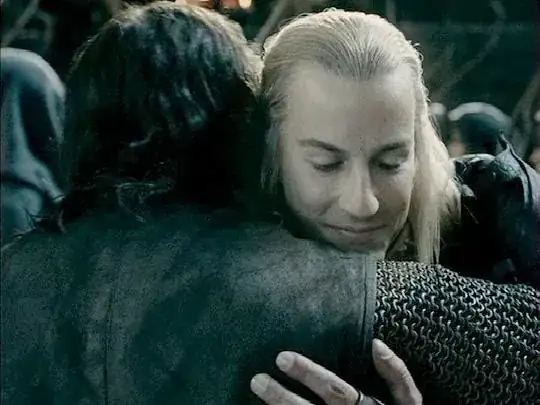 Haldir and Aragorn