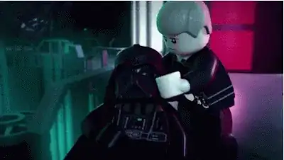 Lego Star Wars Vader Head Removal