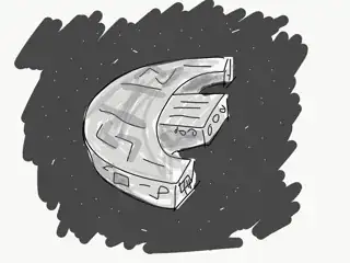 Drawing of the ship in question