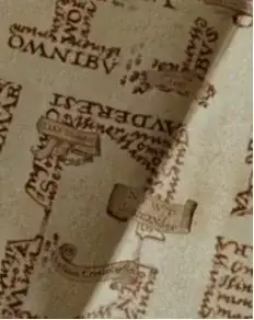 Marauders' Map from Prisoner of Azkaban