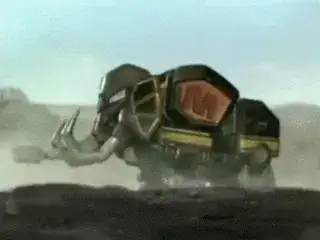 Lion Thunderzord, created from the Mastadon Zord