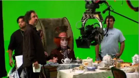 on-set photo
